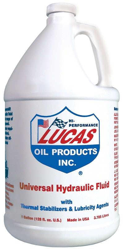 LUCAS OIL Lucas Oil 10017 Hydraulic and Transmission Fluid, 1 gal Bottle AUTOMOTIVE LUCAS OIL   