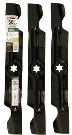 ARNOLD Arnold 490-110-M126 High-Lift Blade Set, 17-1/4 in L, For: 50 in Zero Turn Garden Tractors