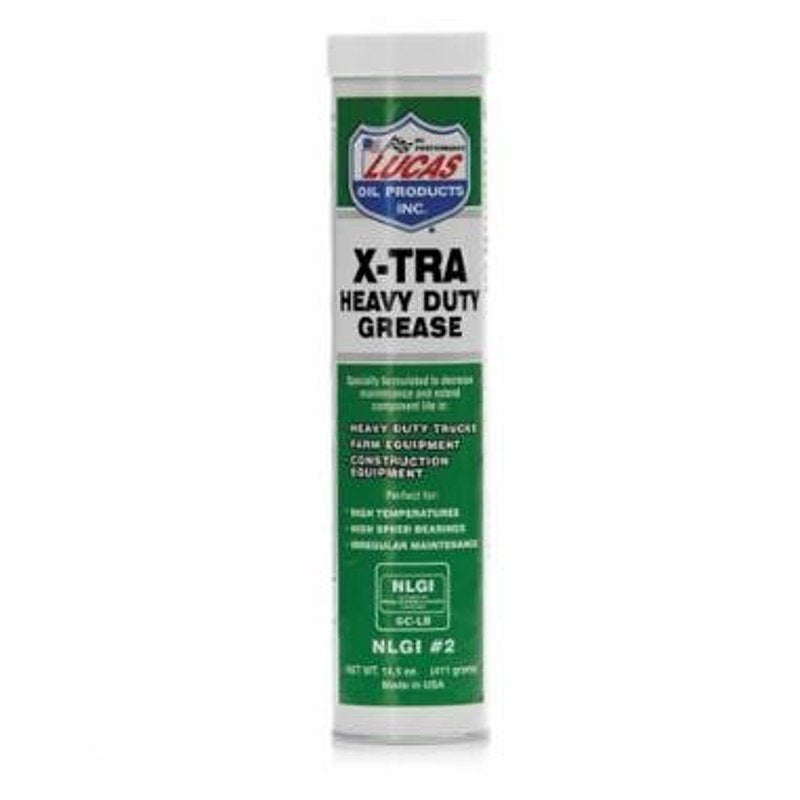 LUCAS OIL Lucas Oil 10301 Heavy-Duty Grease, NLGI #2, 14.5 oz, Green