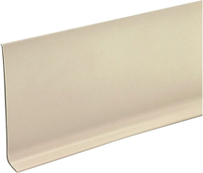 M-D M-D 75481 Wall Base, 120 ft L, 4 in W, Vinyl, Almond