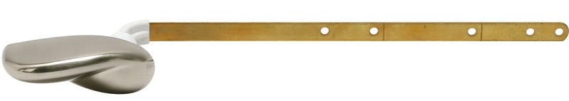 FLUIDMASTER Fluidmaster 686 Toilet Tank Lever, Brass/Plastic, Brushed Nickel