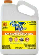 DAMP RID Spray & Forget SFRCG04 Roof Surface Cleaner, Liquid, Orange, 1 gal PAINT DAMP RID