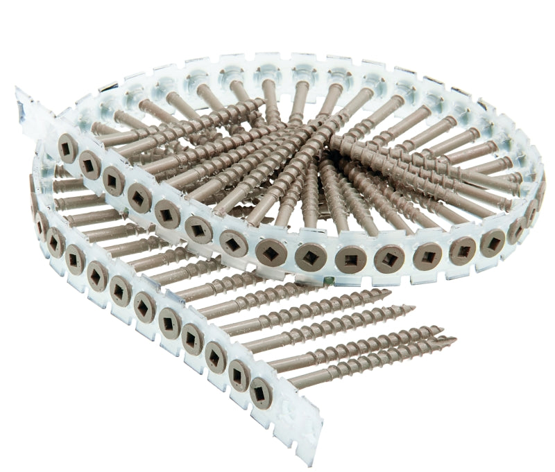 SENCO PRODUCTS Senco 08D Series 08D300W Screw, 3 in L, #9 Drive