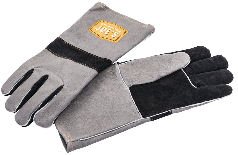 OKLAHOMA JOE'S Oklahoma Joe's 3339484R06 Smoking Gloves, Leather, Gray OUTDOOR LIVING & POWER EQUIPMENT OKLAHOMA JOE'S