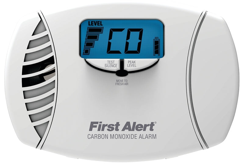 FIRST ALERT First Alert 1039746 Carbon Monoxide Alarm with Backlit Digital Display and Battery Backup, Digital Display, 85 dB, White HARDWARE & FARM SUPPLIES FIRST ALERT