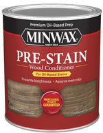 MINWAX Minwax 61500444 Pre-Stain Wood Conditioner, 125 sq-ft Coverage Area, Clear, Liquid, 1 qt Can PAINT MINWAX