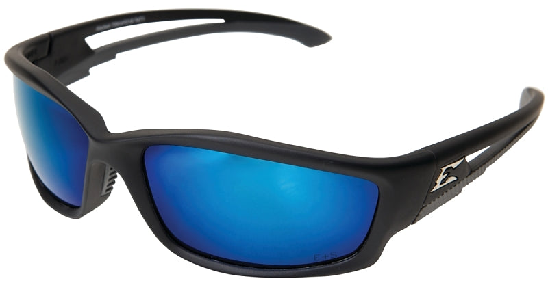 EDGE Edge TSKAP218 Polarized Safety Glasses, Blue Lens, Matte Black Frame, Unisex, Polycarbonate Lens, Full Frame CLOTHING, FOOTWEAR & SAFETY GEAR EDGE