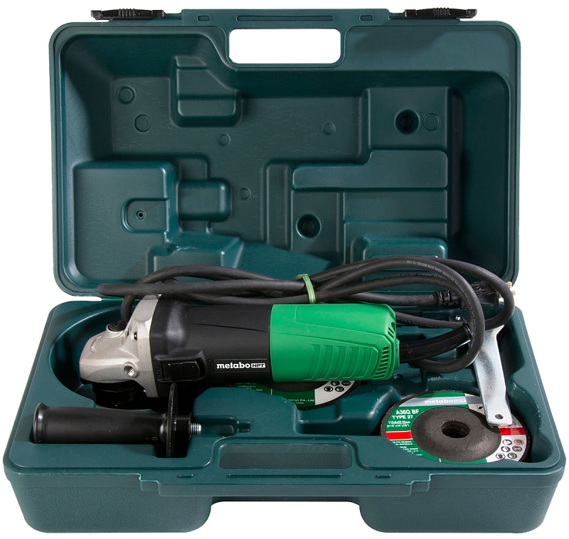 METABO HPT Metabo HPT G12SR4 Slide Switch Angle Grinder, 6.2 A, M14 x 2 Spindle, 4-1/2 in Dia Wheel, 10,000 rpm Speed TOOLS METABO HPT   
