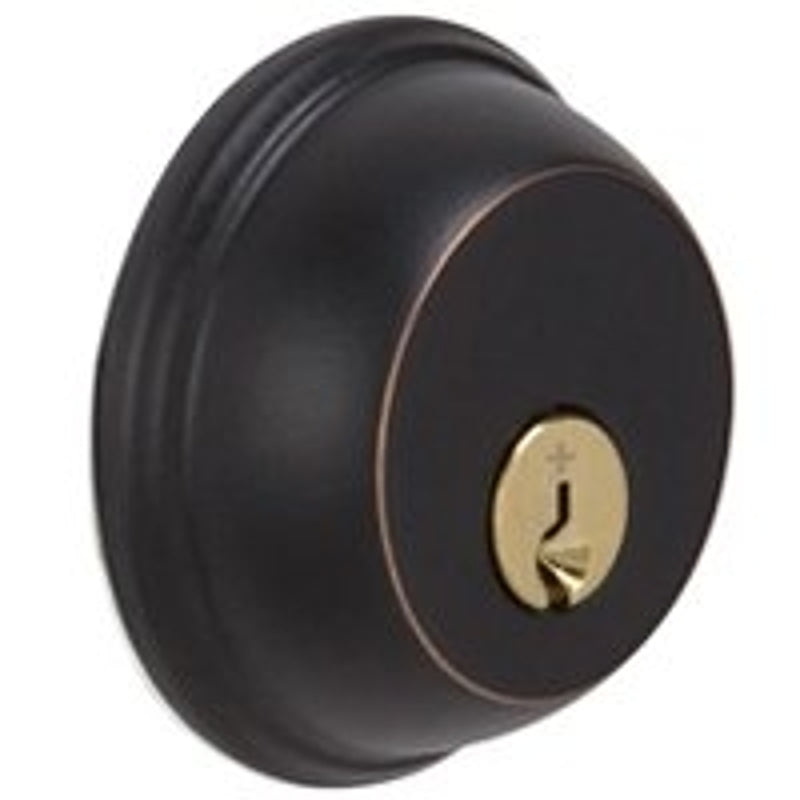 SCHLAGE LOCK Schlage B62V 716 Deadbolt, 1 Grade, SC1 Key, Metal, Aged Bronze, 2-3/8, 2-3/4 in Backset, C Keyway