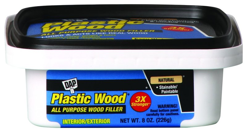 DAP DAP 08135 Wood Filler, Paste, Musty, Natural, 8 oz PAINT DAP