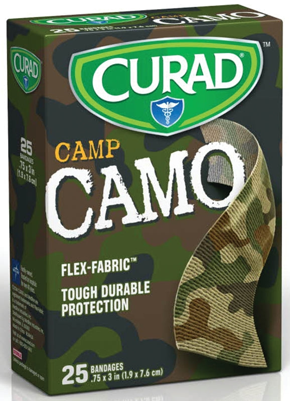 MEDLINE Medline 8545980 Adhesive Bandage, 3/4 in W, 3 in L, Fabric Bandage