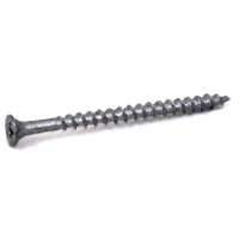 PRO-FIT ProFIT 0282138 Deck Screw, #7 Thread, 2 in L, Coarse Thread, Bugle Head, Phillips Drive, Sharp Point, Silver Dacrotized
