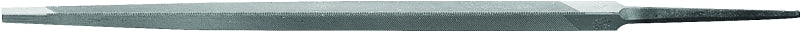 NICHOLSON Crescent Nicholson 21866N File, Triangular Profile, Taper Pattern, Single Cut, Tang Handle TOOLS NICHOLSON