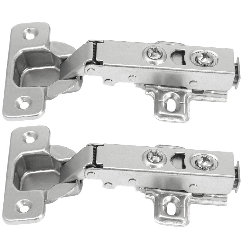LAUREY DIV STRATEGIC BR Laurey 10101 Aero Cabinet Hinge, Steel, Chrome, 110 deg Hinge Opening, Self Close