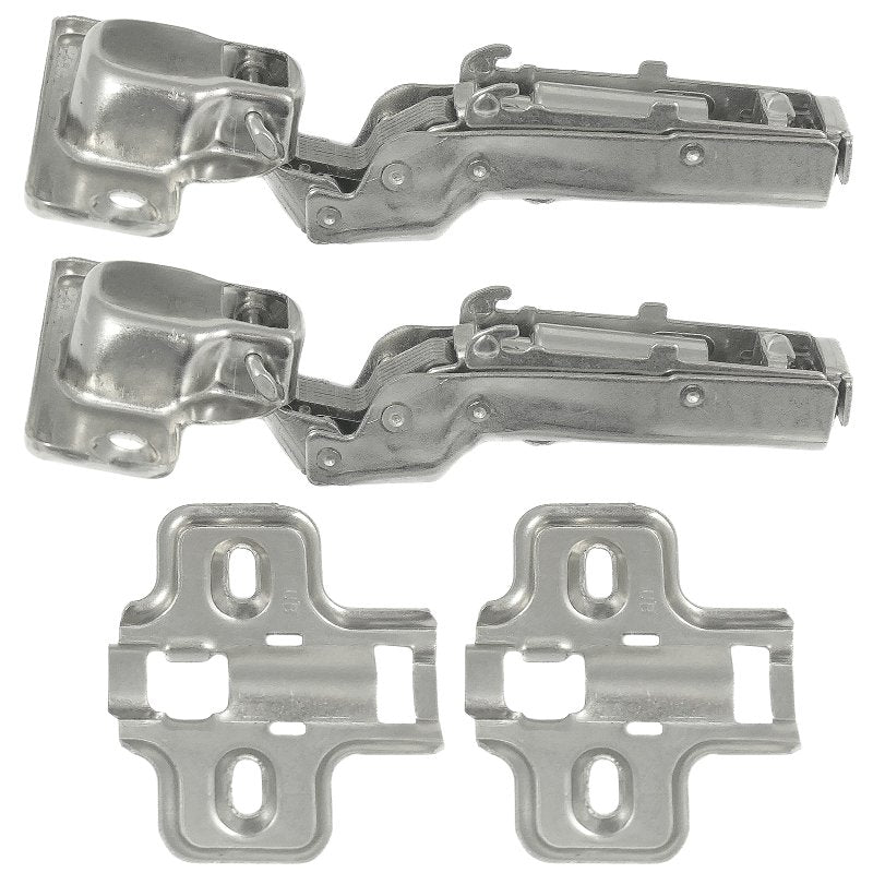 LAUREY DIV STRATEGIC BR Laurey 10201 Aero Hinge, Steel, Chrome, 110 deg Hinge Opening, 1/2 in Overlay, Self-Closing Close
