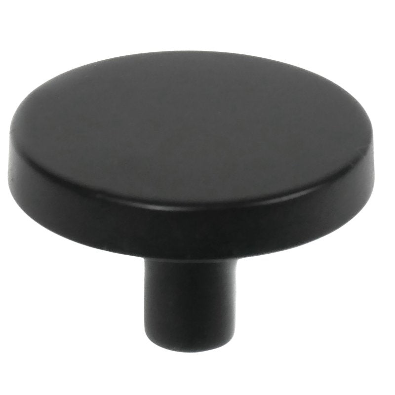 LAUREY DIV STRATEGIC BR Laurey Tech Series 34520 Cabinet Knob, 0.79 in Projection, Zinc, Matte Black