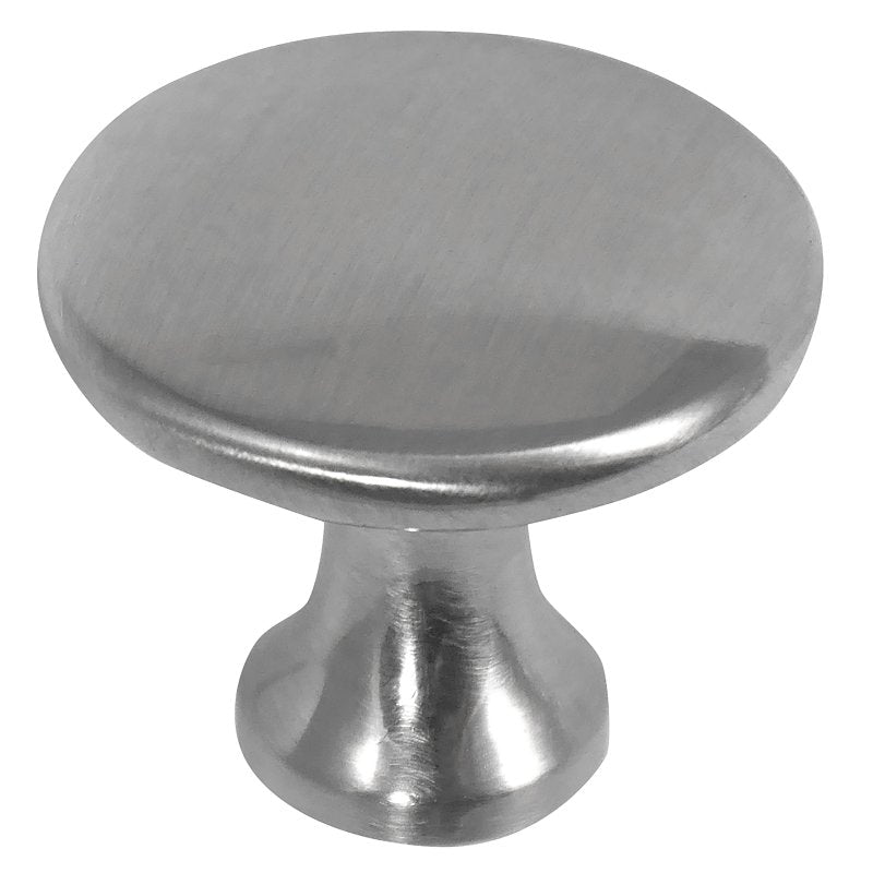 LAUREY DIV STRATEGIC BR Laurey Richmond Series 55559 Cabinet Knob, 1 in Projection, Zinc, Satin Pewter HARDWARE & FARM SUPPLIES LAUREY DIV STRATEGIC BR