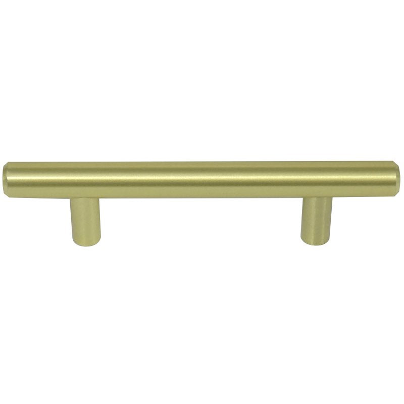 LAUREY DIV STRATEGIC BR Laurey Melrose Series 87104 Cabinet Pull, 146 mm L Handle, 1.26 in Projection, Steel, Satin Brass