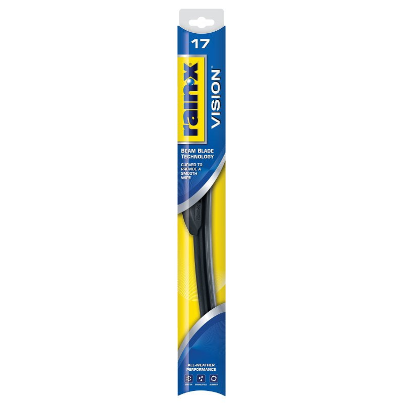 RAIN-X Rain-X Vision 810017 Wiper Blade, Beam Blade, 17 in L Blade, Rubber/Steel AUTOMOTIVE RAIN-X