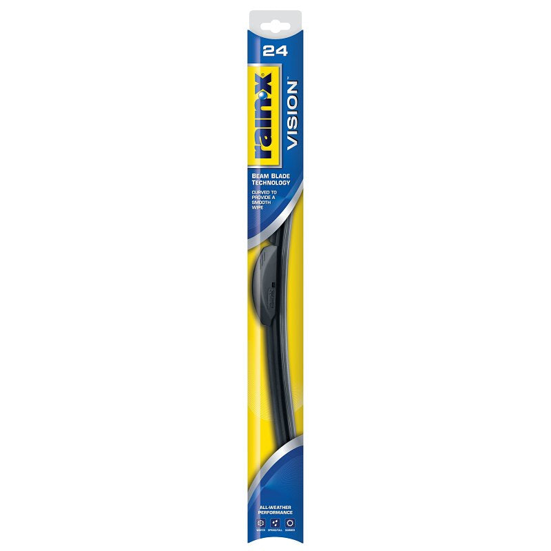 RAIN-X Rain-X Vision 810024 Wiper Blade, 24 in, Beam Blade, 24 in L Blade, Rubber/Steel AUTOMOTIVE RAIN-X