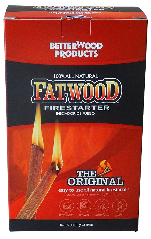 FATWOOD Fatwood 9983 Fire Starter, 1.5 lb Starter Weight OUTDOOR LIVING & POWER EQUIPMENT FATWOOD