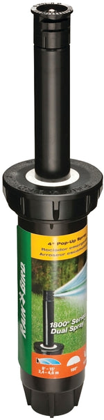 RAINBIRD Rain Bird 1804HDS Spray Head Sprinkler, Part-Circle, 0.1 gpm, 1/2 in Connection, FNPT, 8 to 15 ft, Plastic LAWN & GARDEN RAINBIRD