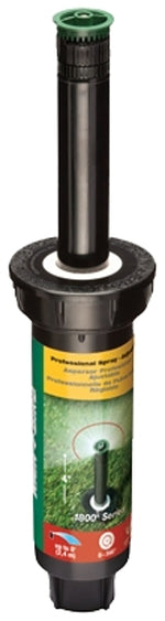 RAINBIRD Rain Bird 1800 Series 1804AP8 Pop-Up Spray Head, 1/2 in Connection, FNPT, 6 in H Pop-Up, 8 ft, Spray Nozzle LAWN & GARDEN RAINBIRD