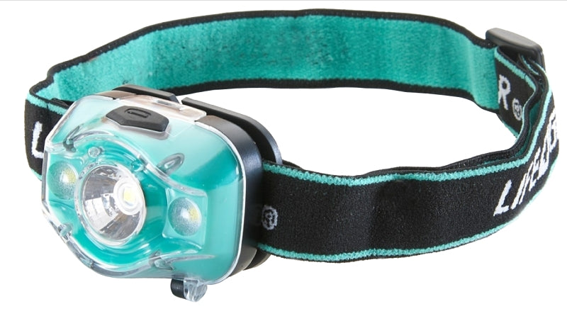 DORCY Dorcy 41-3913 Headlamp, AAA Battery, LED Lamp, 275 Lumens, 100 m Beam Distance, Blue/Green/Red ELECTRICAL DORCY