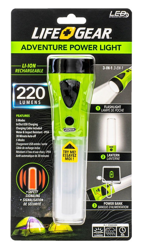 DORCY Dorcy Adventure Series 41-3747 Rechargeable Power Light, 1500 mAh, Lithium-Ion Battery, LED Lamp, 820 ft Beam Distance ELECTRICAL DORCY