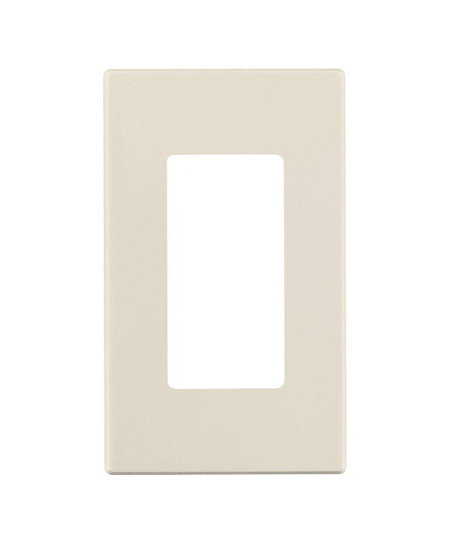 LEVITON Leviton 029-0PJ26-00T GFCI/Rocker Wallplate, 4-5/8 in L, 2-3/4 in W, 1-Gang, Polycarbonate, Light Almond ELECTRICAL LEVITON