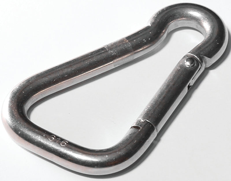 BARON Baron S24502-3/8 Spring Snap, 11/16 in Snap Opening, 4 in L Dimensions, 400 lb Working Load, Stainless Steel HARDWARE & FARM SUPPLIES BARON