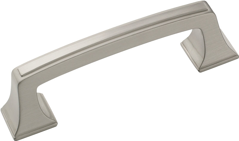 AMEROCK Amerock BP53030G10 Cabinet Pull, 3-3/4 in L Handle, 1-1/8 in H Handle, 1-1/16 in Projection, Zinc, Satin Nickel HARDWARE & FARM SUPPLIES AMEROCK