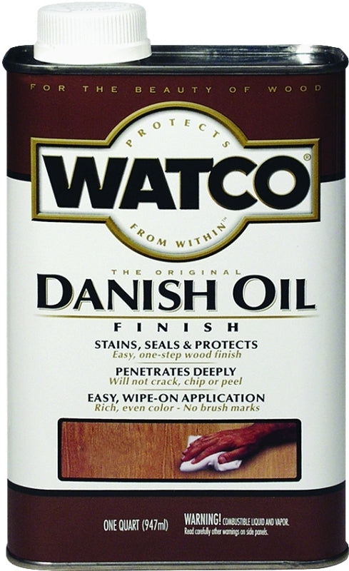 WATCO Watco 65241 Danish Oil, Cherry, Liquid, 1 qt, Can PAINT WATCO