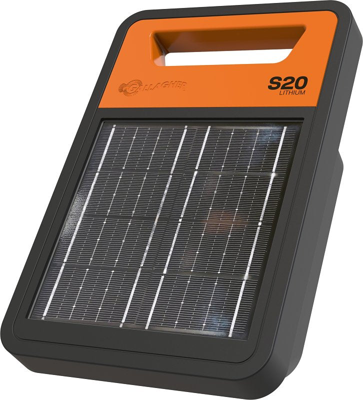GALLAGHER POWER FENCE, Gallagher G350404 Solar Fence Energizer, 9.2 kV Output, Lithium Iron Phosphate Battery, 2 mile Fence Distance HARDWARE & FARM SUPPLIES GALLAGHER POWER FENCE,