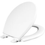 MAYFAIR Mayfair 47SLOW-000 Toilet Seat, Round, Molded Wood, White PLUMBING, HEATING & VENTILATION MAYFAIR