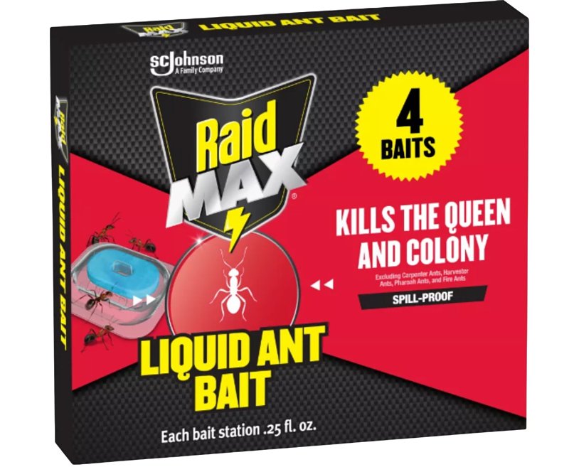 RAID Raid Max 02434 Ant Bait, Liquid, 0.25 oz Box