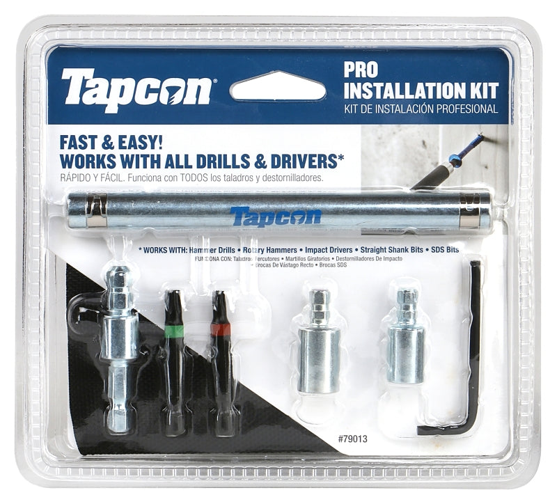 BUILDEX TAPCON Tapcon 79013 Pro Installation Kit, Steel TOOLS BUILDEX TAPCON