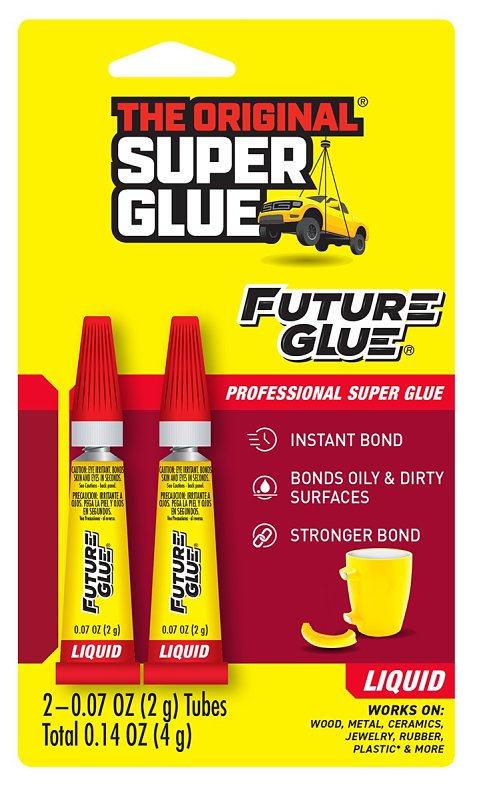THE ORIGINAL SUPER GLUE The Original Super Glue 15200 High-Performance Glue, Transparent, 2 g, Tube