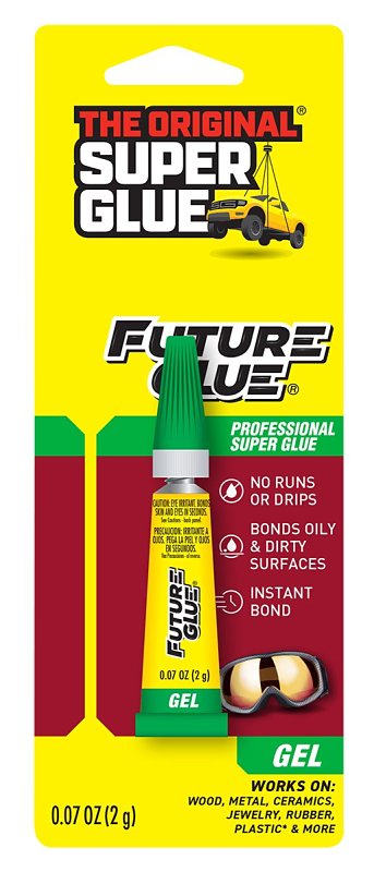 PACER TECHNOLOGY Future Glue 15110 Instant Adhesive, Liquid, Characteristic, Clear, 2 g Tube PAINT PACER TECHNOLOGY