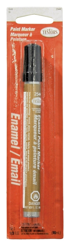 TESTORS Testors 2544C Enamel Marker, Gold, 0.33 fl-oz PAINT TESTORS