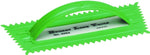QLT BY MARSHALLTOWN QLT 6263 Trowel, 3/8 in W x 5/16 in D Notch, 9-1/2 in L, 4-1/4 in W, V Notch, Comfort-Grip Handle