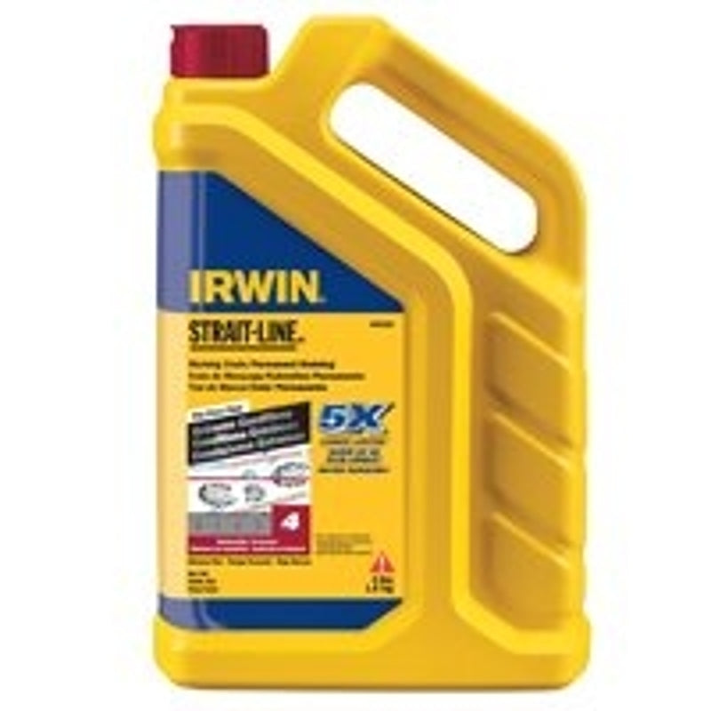 IRWIN Irwin 4935525 Marking Chalk Refill, 4 lb, Crimson Red, Permanent