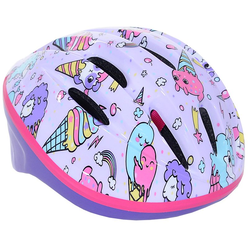 KENT Capstone 64157 Ice Cream Multi-Sport Helmet, Adjustable Retention Dial Headgear, 21-1/2 to 22-1/2 in, Lavender APPLIANCES & ELECTRONICS KENT