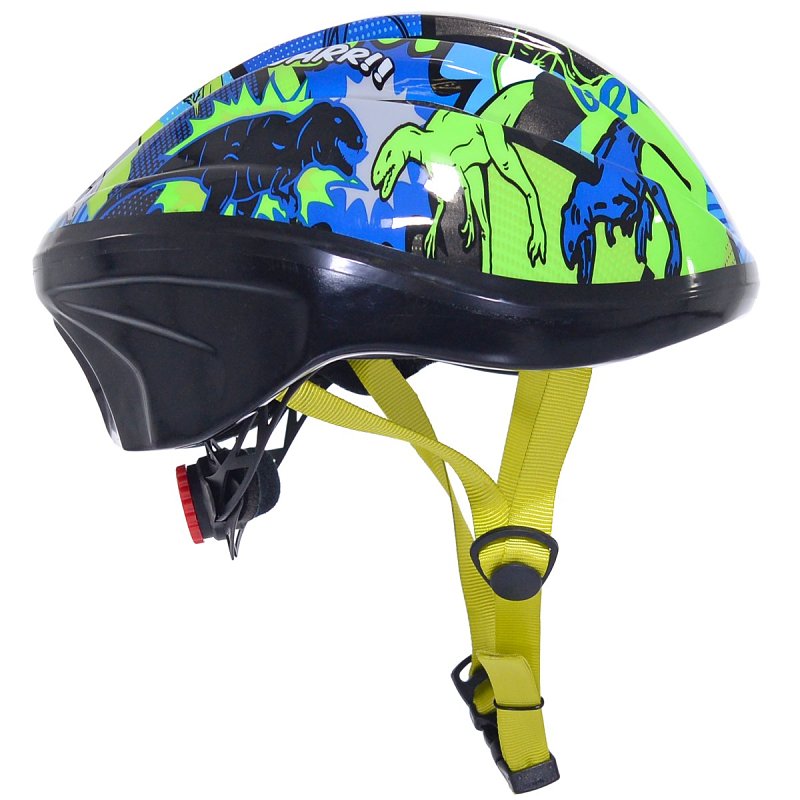 KENT Capstone 64158 Dinosaur Multi-Sport Helmet, Adjustable Retention Dial Headgear, 21-1/2 to 22-1/2 in, Blue/Green APPLIANCES & ELECTRONICS KENT
