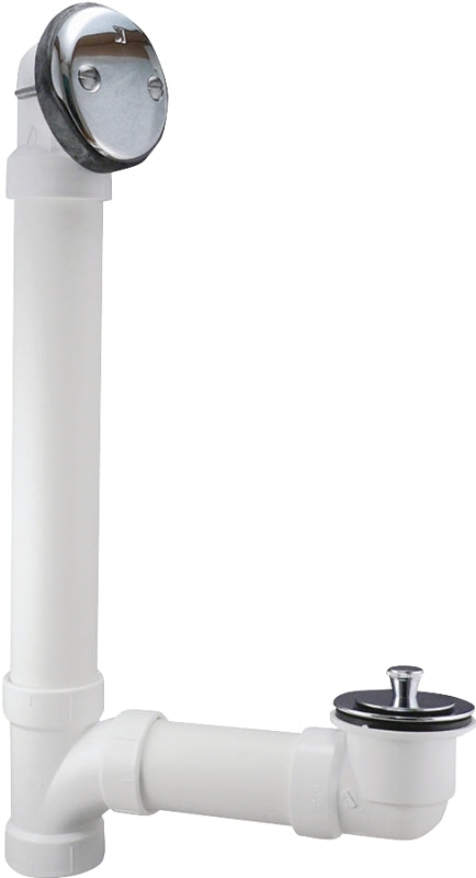 KEENEY Keeney 620APVC Bath Drain Assembly, Brass/Die-Cast Zinc/PVC, Chrome PLUMBING, HEATING & VENTILATION KEENEY