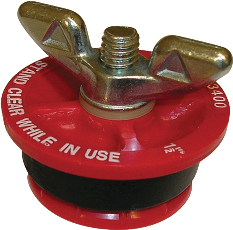 OATEY Oatey 33400 Test Plug, 1-1/2 in Connection, Plastic, Red PLUMBING, HEATING & VENTILATION OATEY