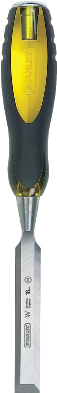 STANLEY TOOLS STANLEY 16-973 Chisel, 1/4 in Tip, 9 in OAL, Carbon Steel Blade, Ergonomic Handle TOOLS STANLEY TOOLS