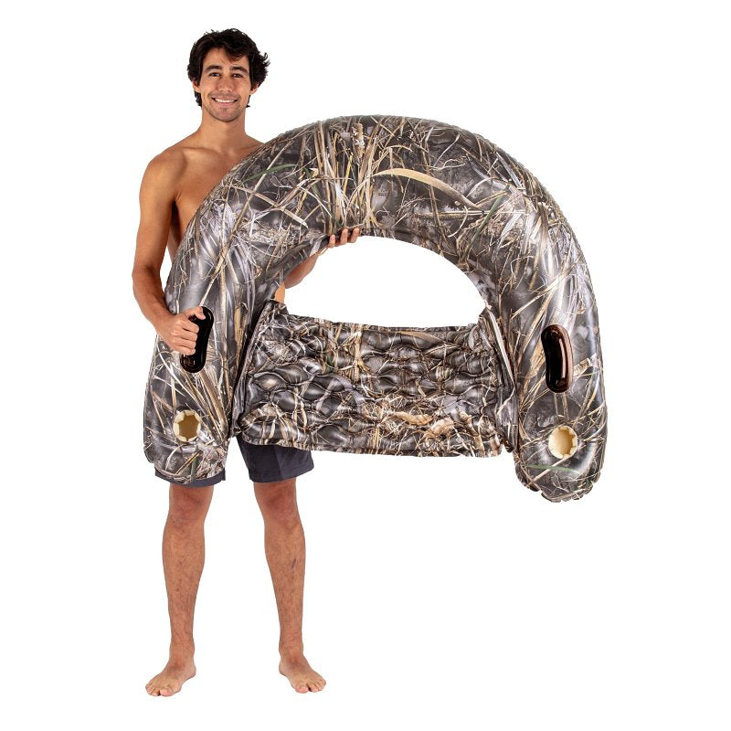 REALTREE PoolCandy RealTree Max 7 Series RT2402MX7 Jumbo Sun Chair Pool Float, Inflatable Profile, PVC, Camouflage APPLIANCES & ELECTRONICS REALTREE