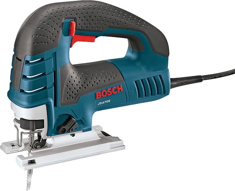 BOSCH Bosch JS470E Jig Saw, 7 A, 0.87 in Aluminum, 0.37 in Mild Steel, 5.875 in Soft Wood Cutting Capacity, 1 in L Stroke