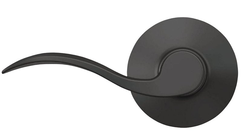 SCHLAGE LOCK Schlage Accent Series F10GACC622 Passage Hall/Closet Door Handle, Lever Handle, Metal, Matte Black, Universal Hand HARDWARE & FARM SUPPLIES SCHLAGE LOCK